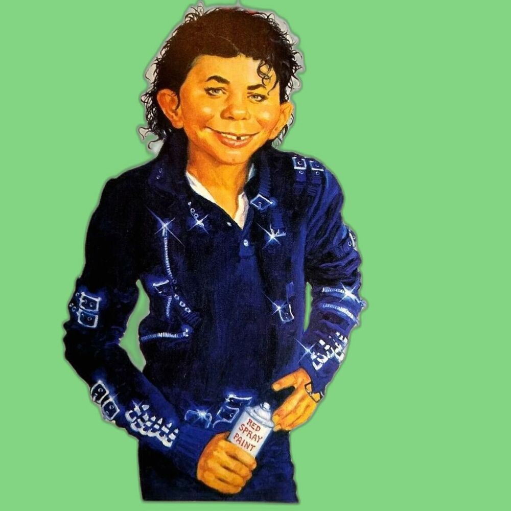 MAD Magazine March 1988 Michael Jackson Robocop Movie Bad Song Parody No 277